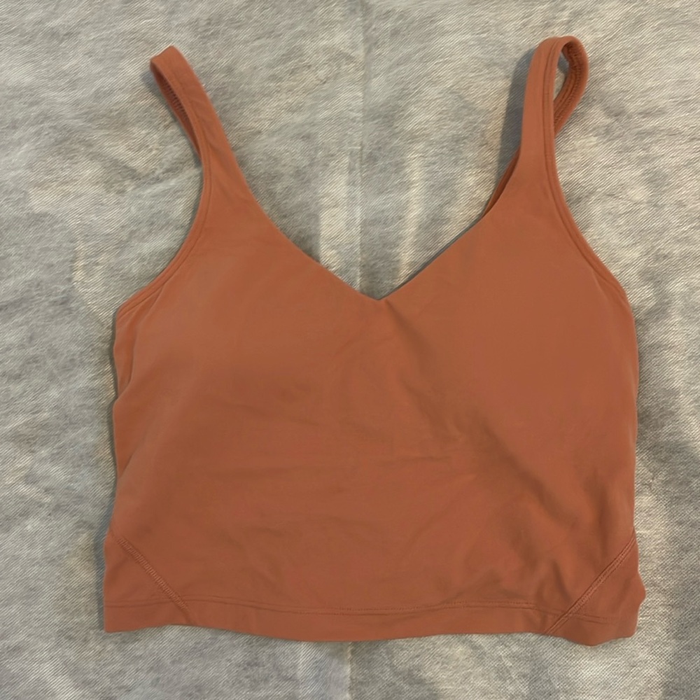 lululemon Align V-neck bra top, light support (AB)